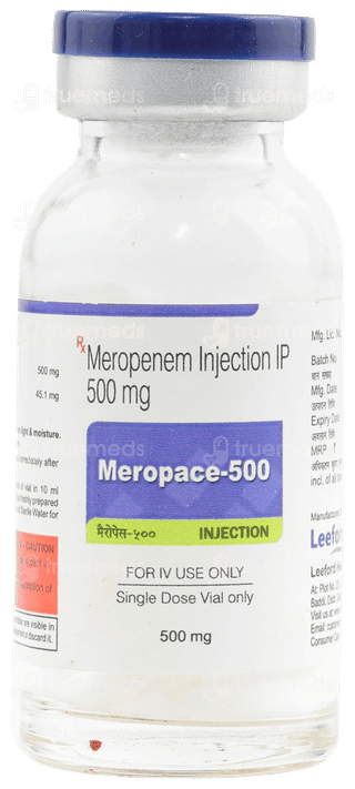 Meropace 500 MG Injection 10 ML